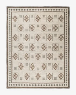 Melville Hand-Knotted Wool Rug 17 Melville Hand-Knotted Wool Rug -Bloomingville Shop MelvilleHand KnottedRugSwatch MSWT0337 BWN 9x12 T
