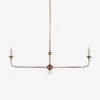 Nottaway Linear Chandelier -Bloomingville Shop NottawayLinearChandelier MLHT1838 BRZ OS MAIN T
