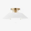 Otto Flush Mount -Bloomingville Shop OttoFlushMount MLHT1310 BRS OS MAIN