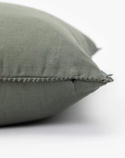 Pennywood Pillow Cover -Bloomingville Shop PennywoodPillowCover MPLW1264 GRN 24x24 D1