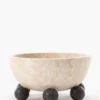 Noir Posie Marble Bowl -Bloomingville Shop PosieMarbleBowl MDCR2679 NAT OS MAIN