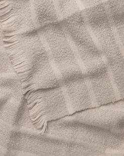 Quinlan Boucle Wool Throw -Bloomingville Shop QuinlanBoucleWoolThrow MBED0206 GRY OS D2