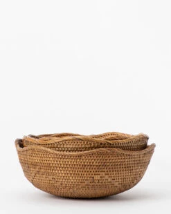 Bloomingville Rattan Bowls (Set Of 3) 12 Bloomingville Rattan Bowls (Set Of 3) -Bloomingville Shop RattanBowls Setof3