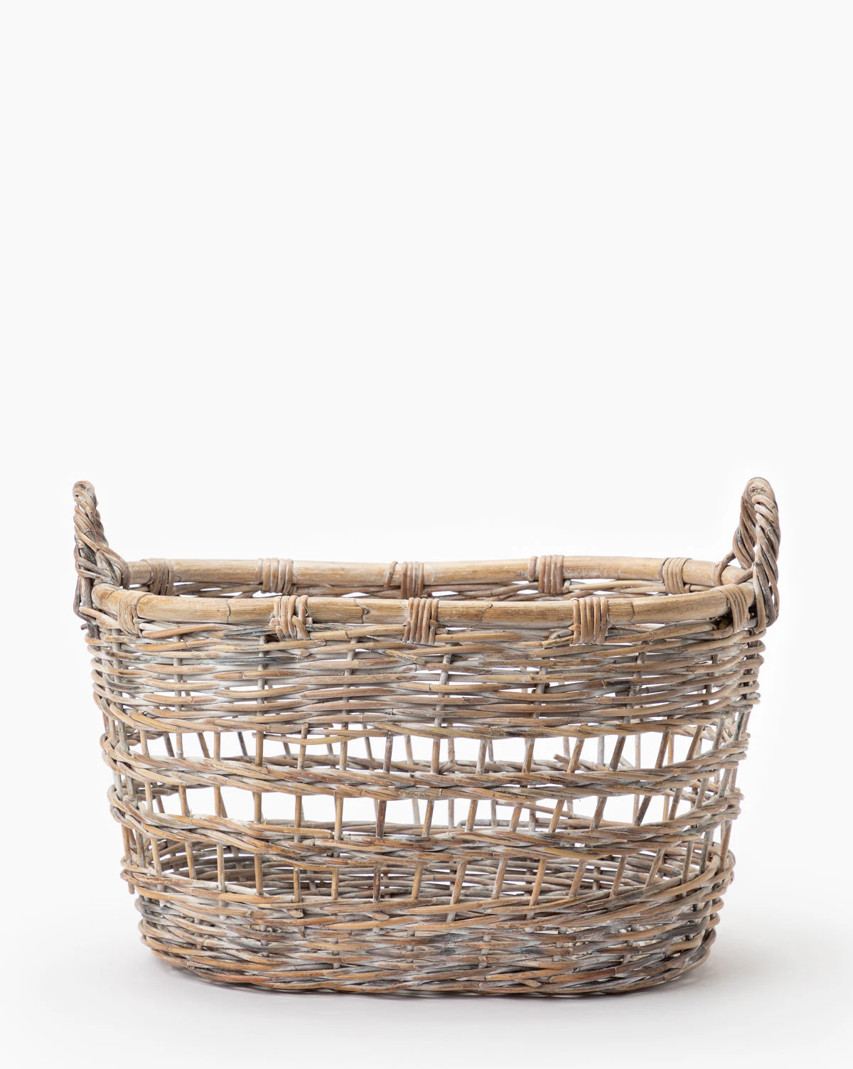 Rattan Handled Basket 6 Rattan Handled Basket - Image 4