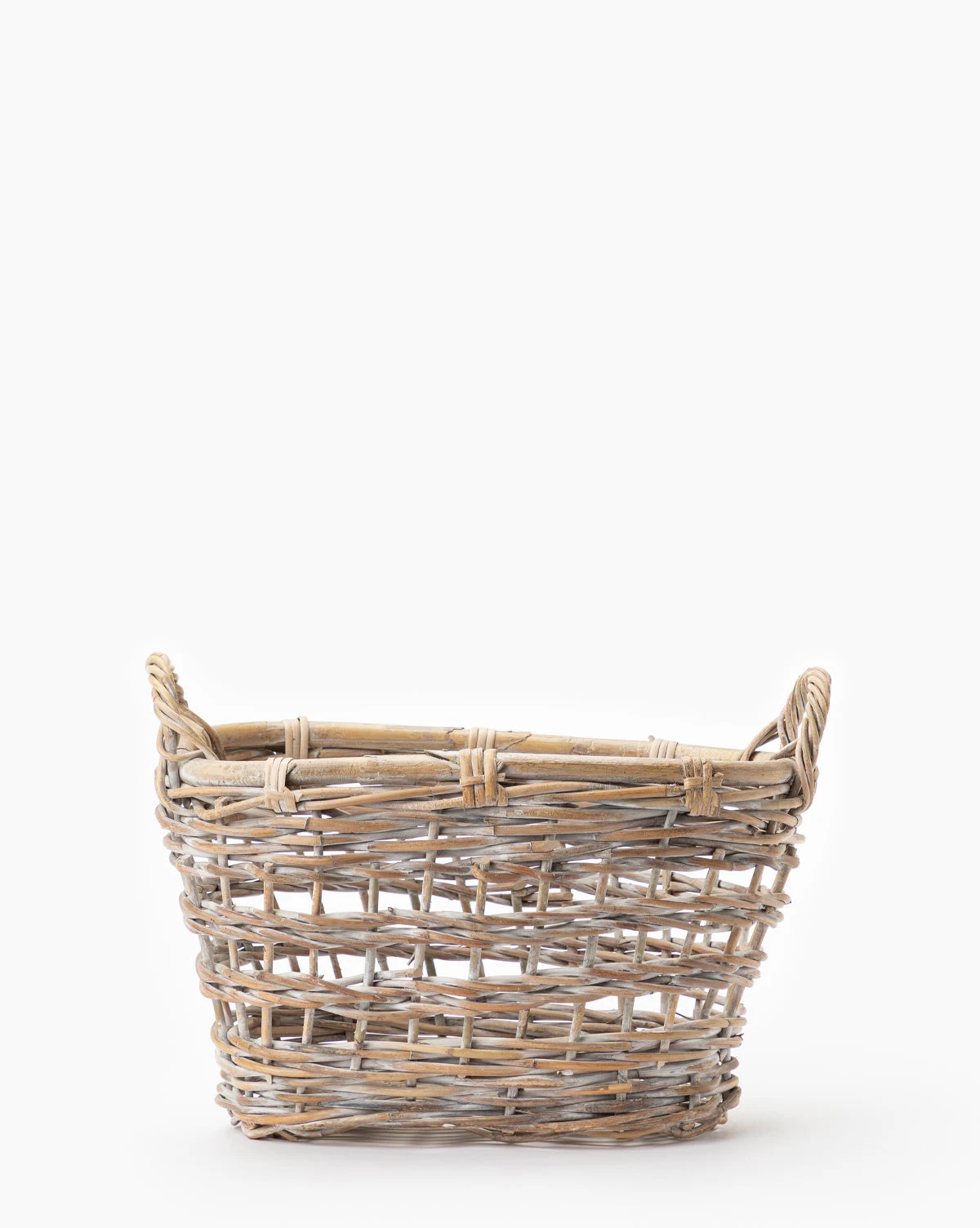 Rattan Handled Basket 4 Rattan Handled Basket - Image 2