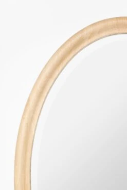 Reta Oval Wood Mirror -Bloomingville Shop RetaOvalWoodMirror 1