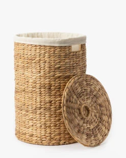 Round Water Hyacinth Basket 9 Round Water Hyacinth Basket -Bloomingville Shop RoundWaterHyacinthBasket MDCR2076 NAT OS D1