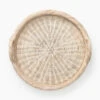 Round Wicker Tray -Bloomingville Shop RoundWickerTray MDCR2285 CRM OS MAIN