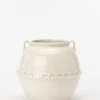 Rounded White Vase -Bloomingville Shop RoundedWhiteVase