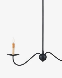 Saxon Linear Chandelier -Bloomingville Shop SaxonLinearChandelier MLHT1837 BLK OS D1 T