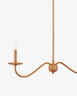 Saxon Linear Chandelier -Bloomingville Shop SaxonLinearChandelier MLHT1837 NAT OS D1 T
