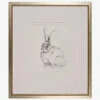 Sketched Bunny II -Bloomingville Shop SketchedBunnyII MART1206 BAW 15x18 F MAIN