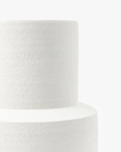 Smooth Matte White Glaze Vase -Bloomingville Shop SmoothMatteWhiteGlazeVase MDCR2587 WHT OS D1