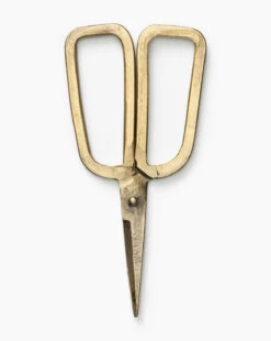 Squared Brass Scissors