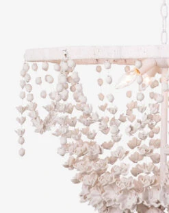 Vanessa Basin Chandelier -Bloomingville Shop VanessaBasinChandelier MLHT1483 WHT OS D1