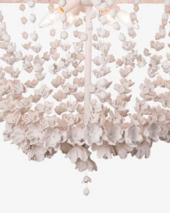 Vanessa Basin Chandelier -Bloomingville Shop VanessaBasinChandelier MLHT1483 WHT OS D2