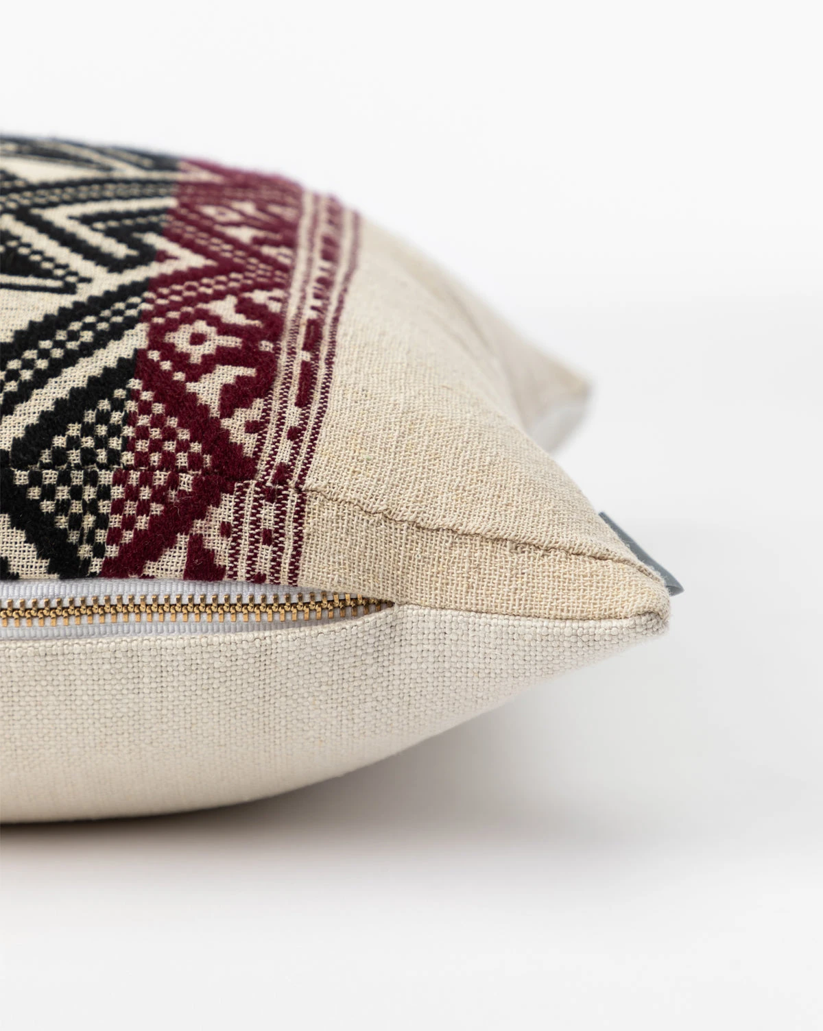 Vintage Black Tribal Print Pillow Cover No. 2 4 Vintage Black Tribal Print Pillow Cover No. 2 - Image 2