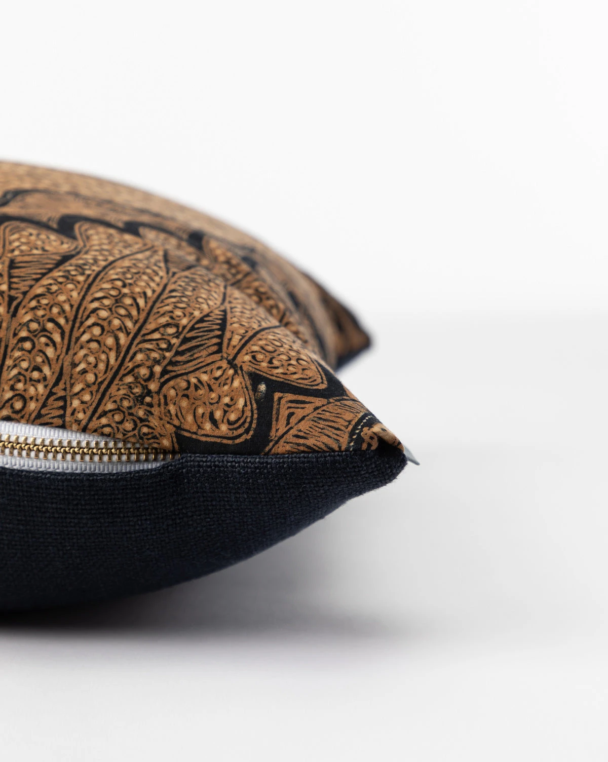 Vintage Brown Diagonal Pattern Pillow Cover No. 2 4 Vintage Brown Diagonal Pattern Pillow Cover No. 2 - Image 2