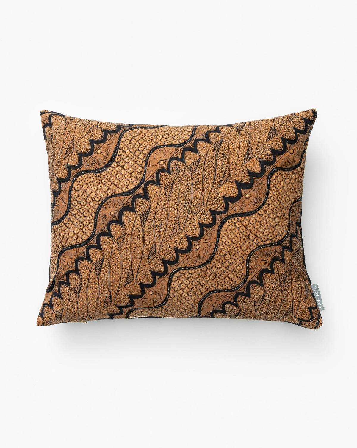 Vintage Brown Diagonal Pattern Pillow Cover No. 2 3 Vintage Brown Diagonal Pattern Pillow Cover No. 2