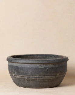Vintage Gray Ceramic Bowl