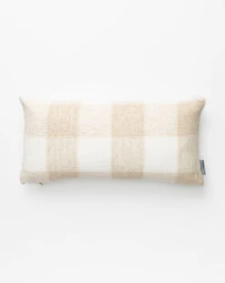 Vintage Natural Plaid Pillow Cover No. 1