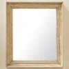 Vintage Wooden Inset Mirror -Bloomingville Shop VintageWoodenInsetMirror MMIR0261 NAT 28x31 MAIN