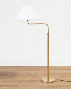 Wainwright Swoop Floor Lamp -Bloomingville Shop WainwrightSwoopFloorLamp MLHT1143 BRS OS MAIN