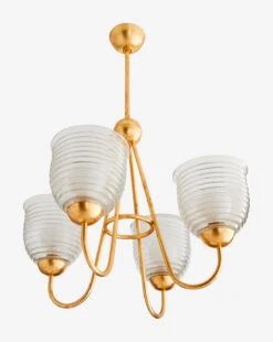 Warrington Chandelier -Bloomingville Shop WarringtonChandelier MLHT1448 GLD OS D1