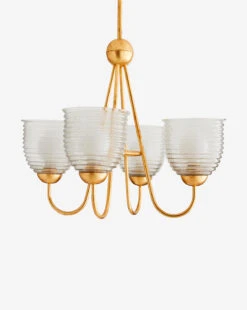 Warrington Chandelier -Bloomingville Shop WarringtonChandelier MLHT1448 GLD OS D2