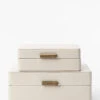 White Shagreen Box -Bloomingville Shop WhiteShagreenBox