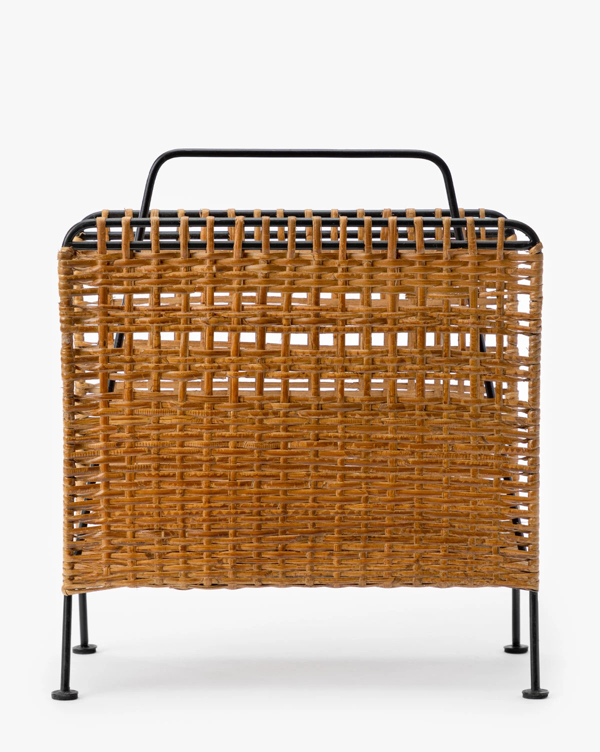 Online Outlet Deals: Woven Magazine Rack at Bloomingville Shop Montana USA.
