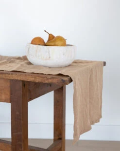 Bloomingville Whitewashed Wooden Bowl 8 Bloomingville Whitewashed Wooden Bowl -Bloomingville Shop q3vignette15