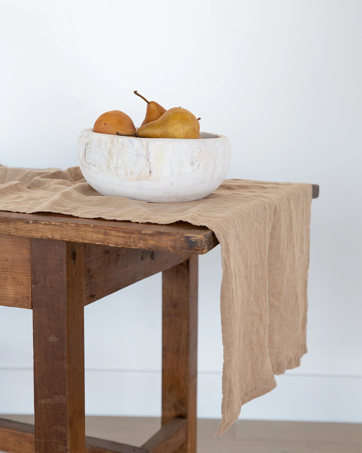 Bloomingville Whitewashed Wooden Bowl 5 Bloomingville Whitewashed Wooden Bowl - Image 3