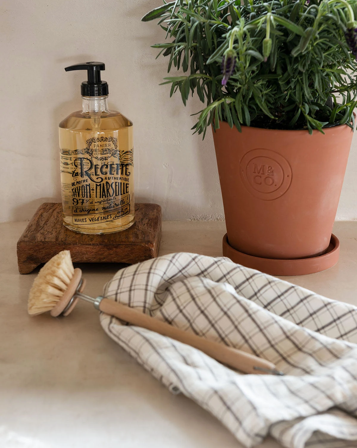 Mango Wood Square Pedestal 4 Mango Wood Square Pedestal - Image 2