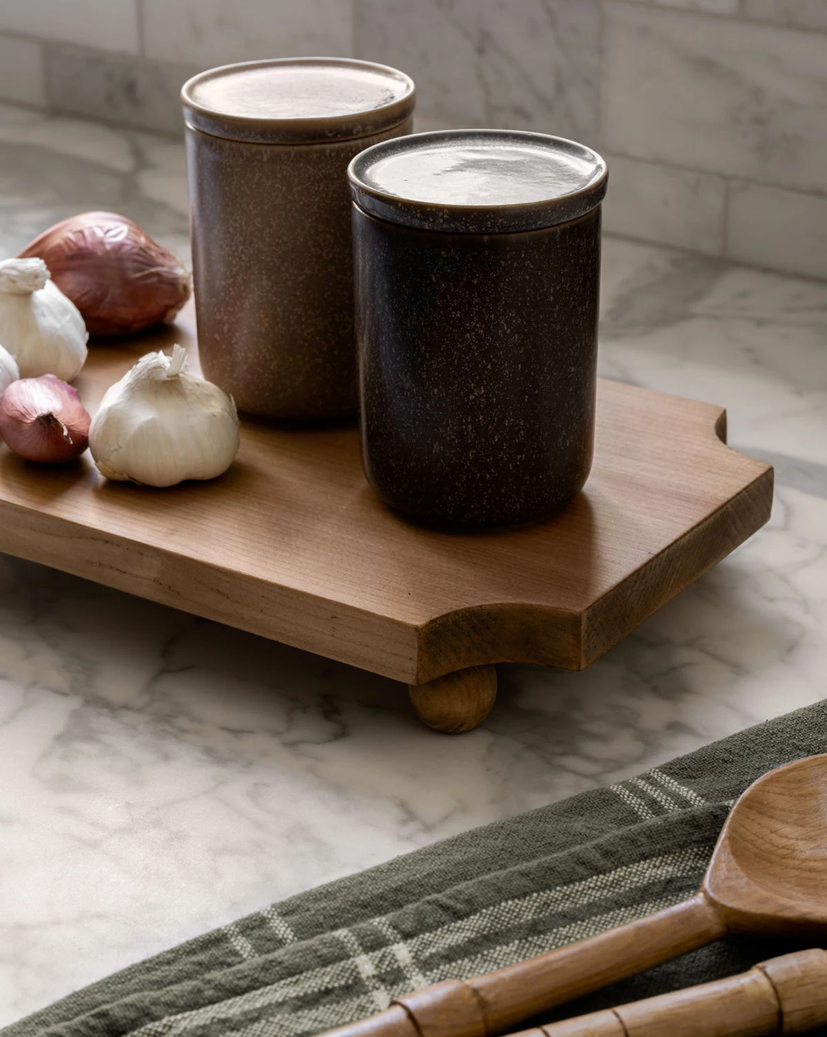 Bloomingville Brom Stoneware Canister 4 Bloomingville Brom Stoneware Canister - Image 2